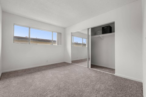 Two Bedroom Sleeping area at Sunset Square Apartments, California, 91790